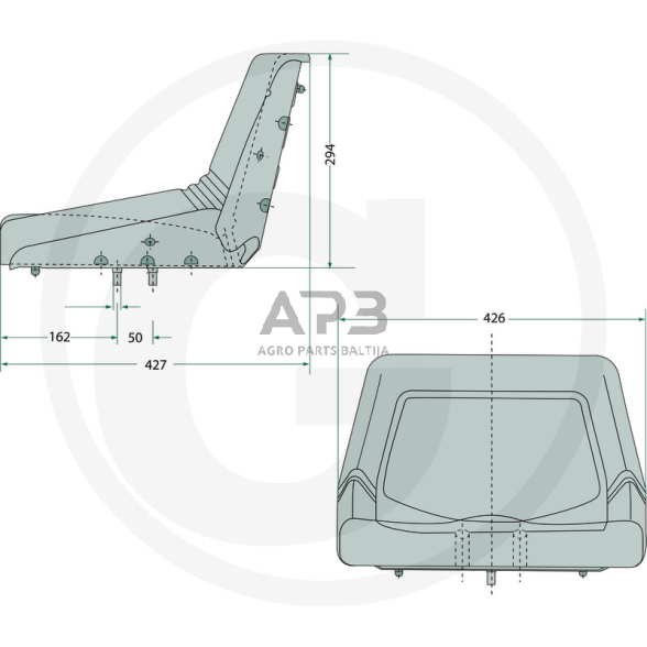 Sodo traktoriuko sėdynė 25270289 1 Sodo traktoriuko sėdynė 25270289 1