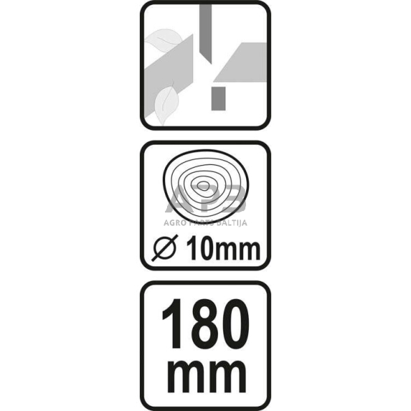 Sodo žirklės - sekatorius 180mm 3 Sodo žirklės - sekatorius 180mm 3