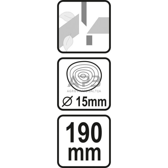Sodo žirklės - sekatorius 190mm 3 Sodo žirklės - sekatorius 190mm 3