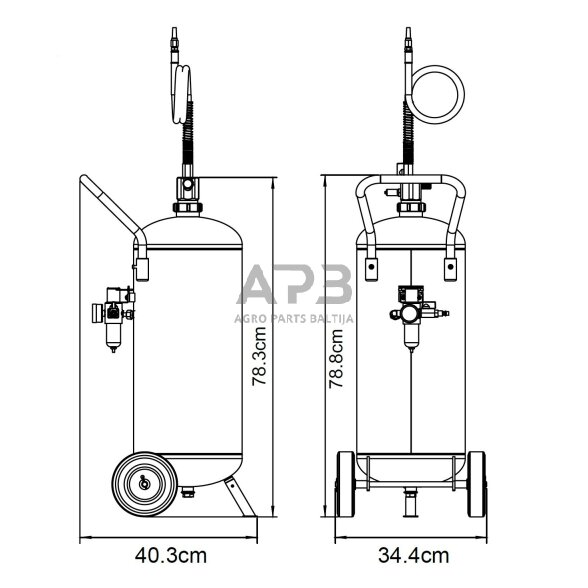 Sodos smėliapūtė 7 galonų (26L) 1 Sodos smėliapūtė 7 galonų (26L) 1