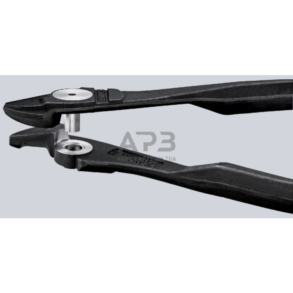 Šoninio kirpimo jėgos replės 200mm KNIPEX 2 Šoninio kirpimo jėgos replės 200mm KNIPEX 2