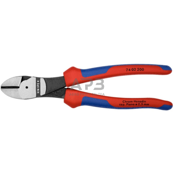 Šoninio kirpimo jėgos replės (ergonomiška rankena) 200mm KNIPEX 1