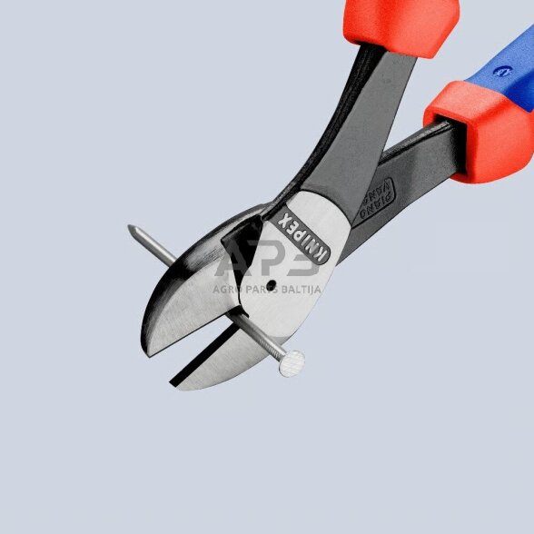 Šoninio kirpimo jėgos replės (ergonomiška rankena) 250mm KNIPEX 5 Šoninio kirpimo jėgos replės (ergonomiška rankena) 250mm KNIPEX 5