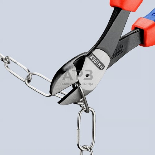 Šoninio kirpimo jėgos replės (ergonomiška rankena) 250mm KNIPEX 8 Šoninio kirpimo jėgos replės (ergonomiška rankena) 250mm KNIPEX 8