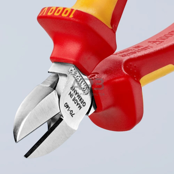 Šoninio kirpimo replės elektrikui 140mm (1000V) KNIPEX 6 Šoninio kirpimo replės elektrikui 140mm (1000V) KNIPEX 6