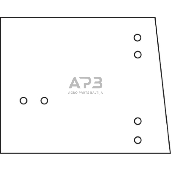 Šoninis kabinos stiklas D8075 Šoninis kabinos stiklas D8075
