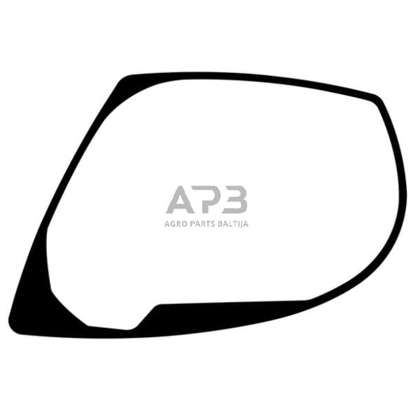 Šoninis kabinos stiklas dešinės pusės D30043 Šoninis kabinos stiklas dešinės pusės D30043