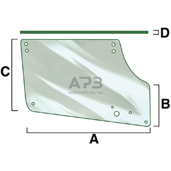 Šoninis kabinos stiklas Vapormatic VPM7196 Šoninis kabinos stiklas Vapormatic VPM7196