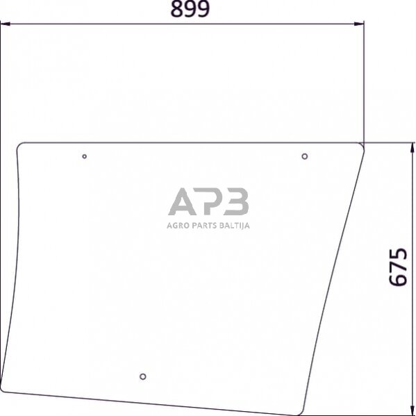 Šoninis kabinos stiklas 4272765M1N Šoninis kabinos stiklas 4272765M1N