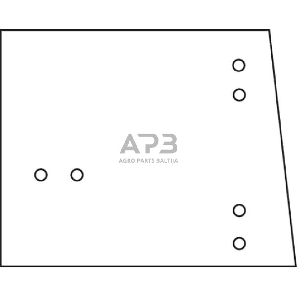 Šoninis kabinos stiklas D8075
