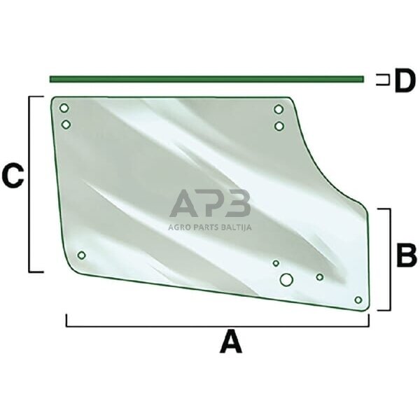 Šoninis kabinos stiklas Vapormatic VPM7196 Šoninis kabinos stiklas Vapormatic VPM7196