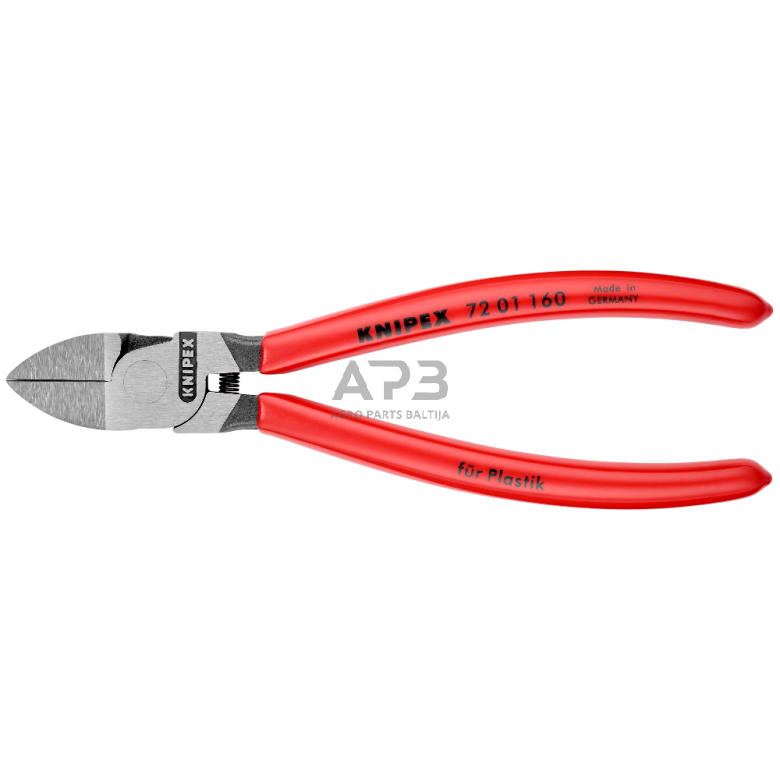 Šoninio kirpimo replės plastikui 160mm KNIPEX