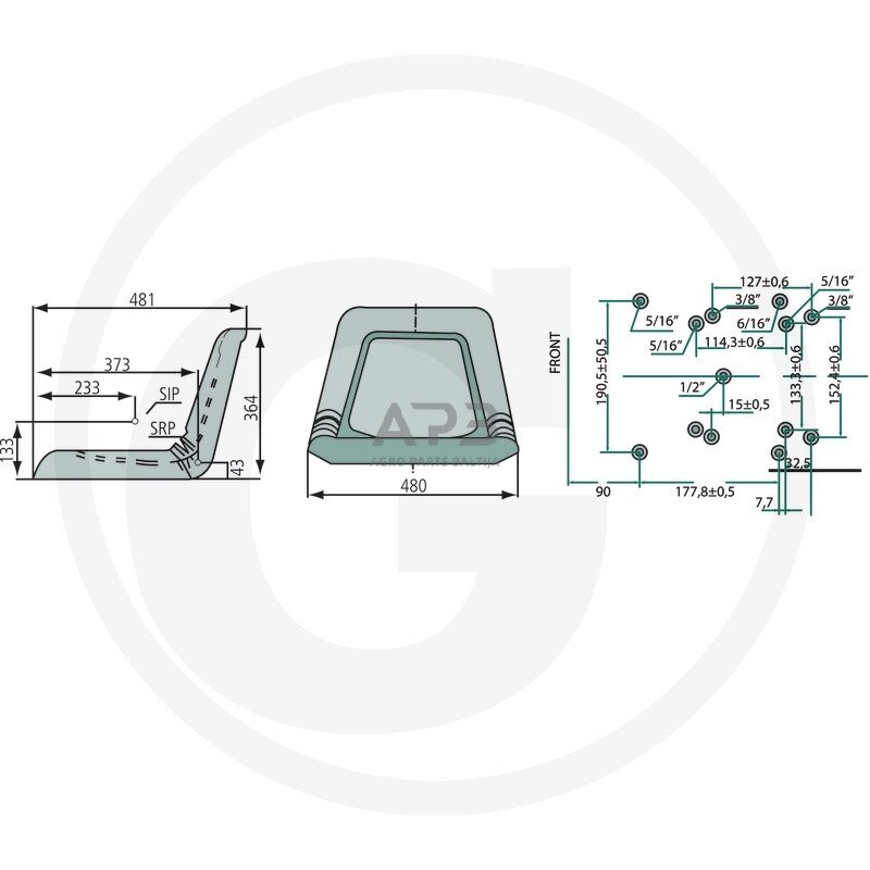 Sodo traktoriuko sėdynė 25270092 1