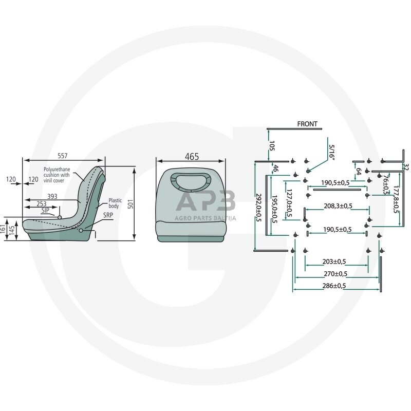 Sodo traktoriuko sėdynė 25270093, VG11696, VGA10177, LAV10029, AM122434, AM138194, TCA13830, ST1846YELLOW 1