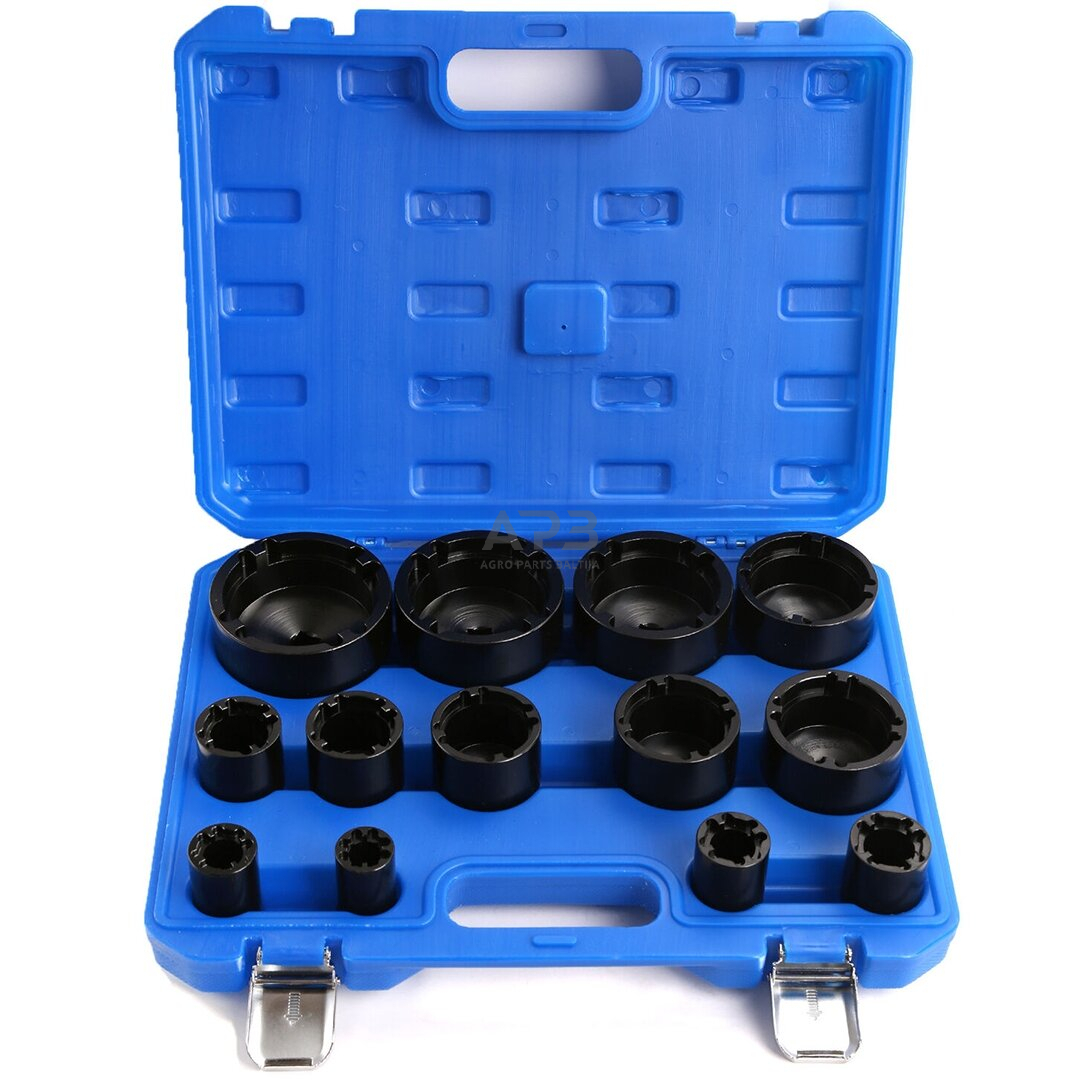 Spec. galvučių su vidiniais grioveliais rinkinys (13vnt) KM0-KM12 Spec. galvučių su vidiniais grioveliais rinkinys (13vnt) KM0-KM12