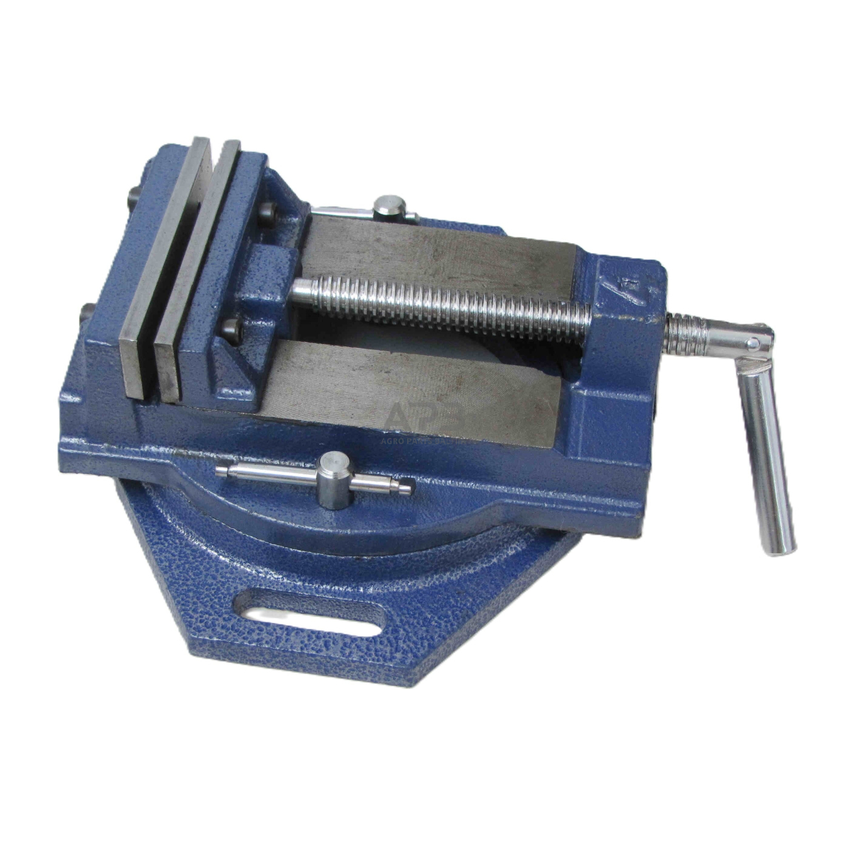 Spaustuvas mašininis pasukamas gręžimo staklėms 100mm Spaustuvas mašininis pasukamas gręžimo staklėms 100mm