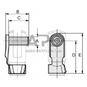 Spaustukas 14 x 28 vz. CA15110 ES