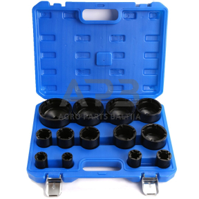 Spec. galvučių su vidiniais grioveliais rinkinys (13vnt) KM0-KM12