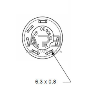 Spaudžiamas jungiklis Pneutron 11105010PN 3 Spaudžiamas jungiklis Pneutron 11105010PN 3