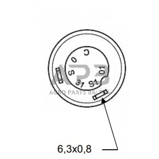 Spaudžiamas jungiklis Pneutron 11215080PN 2