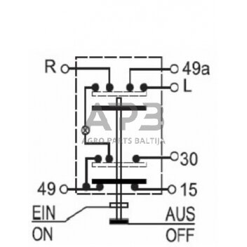 Spaudžiamas jungiklis Pneutron 11105020PN 3 Spaudžiamas jungiklis Pneutron 11105020PN 3