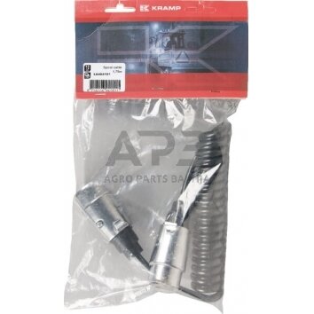 Spiralinis kabelis su rozete 1,75m LA404101 1 Spiralinis kabelis su rozete 1,75m LA404101 1