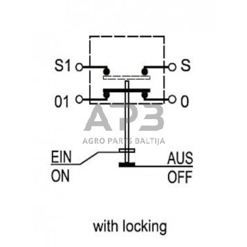 Spaudžiamas jungiklis Pneutron 11145300PN 4 Spaudžiamas jungiklis Pneutron 11145300PN 4