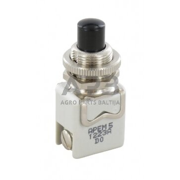 Spaudžiamas jungiklis APEM 12mm 1223A2 Spaudžiamas jungiklis APEM 12mm 1223A2