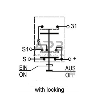 Spaudžiamas jungiklis Pneutron 11130420PN 4 Spaudžiamas jungiklis Pneutron 11130420PN 4