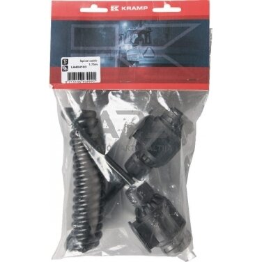 Spiralinis kabelis su rozete 1,75m LA404103 1 Spiralinis kabelis su rozete 1,75m LA404103 1