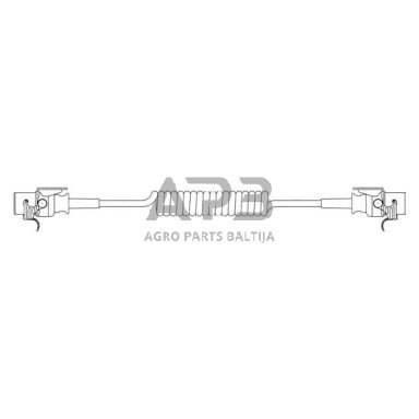 Spiralinis kabelis ERICH JAEGER 4.5m 641115JAE