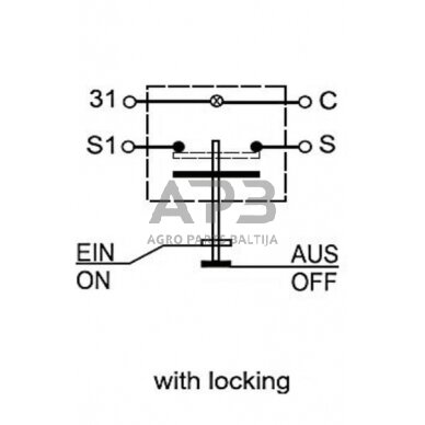 Spaudžiamas jungiklis Pneutron 11110360PN 3 Spaudžiamas jungiklis Pneutron 11110360PN 3