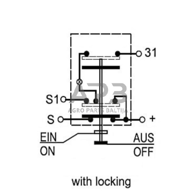 Spaudžiamas jungiklis Pneutron 11130030PN 3 Spaudžiamas jungiklis Pneutron 11130030PN 3