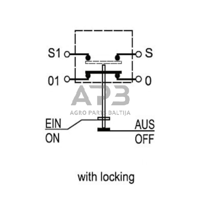 Spaudžiamas jungiklis Pneutron 11145090PN 4 Spaudžiamas jungiklis Pneutron 11145090PN 4