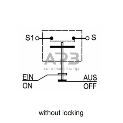 Spaudžiamas jungiklis Pneutron 11215400PN 3 Spaudžiamas jungiklis Pneutron 11215400PN 3