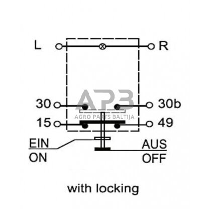 Spaudžiamas jungiklis Pneutron 11175260PN 3 Spaudžiamas jungiklis Pneutron 11175260PN 3