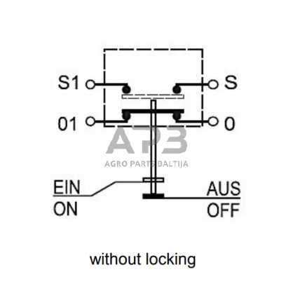 Spaudžiamas jungiklis Pneutron 11245100PN 5 Spaudžiamas jungiklis Pneutron 11245100PN 5
