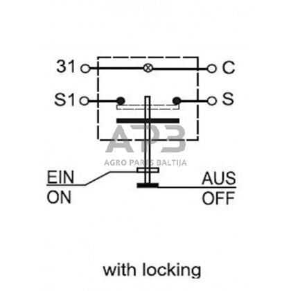 Spaudžiamas jungiklis Pneutron 11110430PN 4 Spaudžiamas jungiklis Pneutron 11110430PN 4