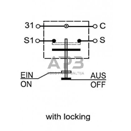 Spaudžiamas jungiklis Pneutron 11110810PN 4 Spaudžiamas jungiklis Pneutron 11110810PN 4