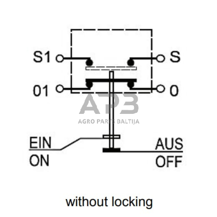Spaudžiamas jungiklis Pneutron 11245640PN 3 Spaudžiamas jungiklis Pneutron 11245640PN 3
