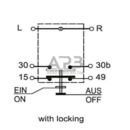 Spaudžiamas jungiklis Pneutron 11175240PN 4 Spaudžiamas jungiklis Pneutron 11175240PN 4