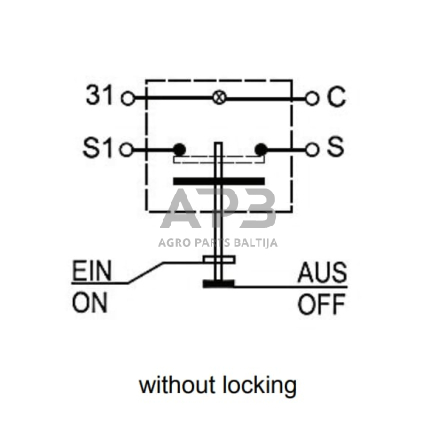 Spaudžiamas jungiklis Pneutron 11210350PN 3 Spaudžiamas jungiklis Pneutron 11210350PN 3