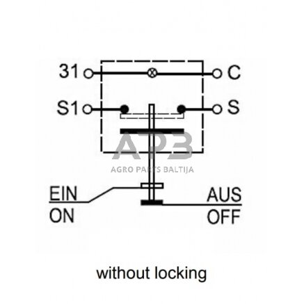 Spaudžiamas jungiklis Pneutron 11210490PN 3 Spaudžiamas jungiklis Pneutron 11210490PN 3