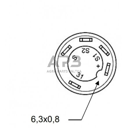 Spaudžiamas jungiklis Pneutron 11120100PN 3 Spaudžiamas jungiklis Pneutron 11120100PN 3