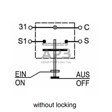 Spaudžiamas jungiklis Pneutron 11210520PN 4 Spaudžiamas jungiklis Pneutron 11210520PN 4
