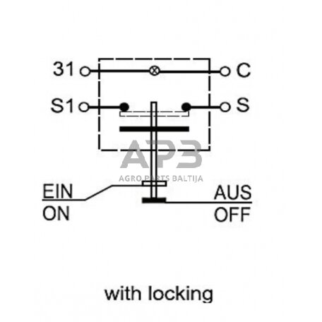 Spaudžiamas jungiklis Pneutron 11110370PN 3 Spaudžiamas jungiklis Pneutron 11110370PN 3