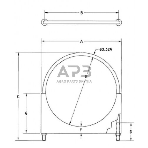 Spaustukas Donaldson P206411 1 Spaustukas Donaldson P206411 1