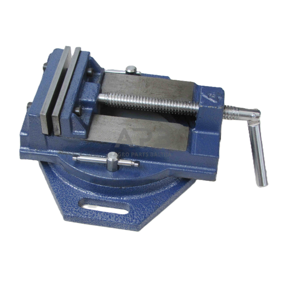 Spaustuvas mašininis pasukamas gręžimo staklėms 100mm Spaustuvas mašininis pasukamas gręžimo staklėms 100mm