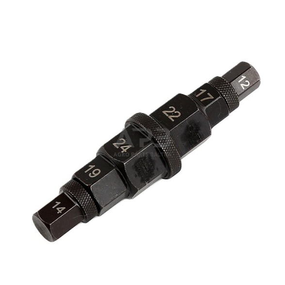 Speciali galvutė motociklo ašiai 12,14,17,19,22,24mm