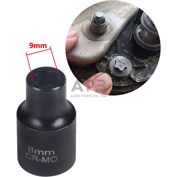 Specializuota galvutė TESLA akumuliatorių apsaugoms 6 Specializuota galvutė TESLA akumuliatorių apsaugoms 6